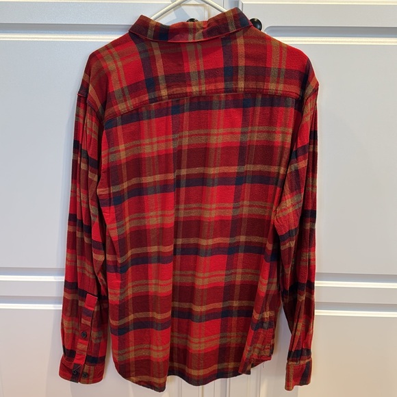 EUC Men’s Columbia Flannel button down. Size Large - Picture 3 of 4